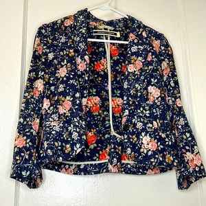 Floral blazer